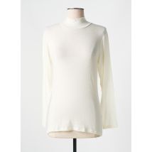 VITTORIA B - Pull col roulé blanc en modal - Femme - Taille 40 - Modz