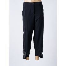 BIZE - Pantalon 7/8 noir en polyester - Femme - Taille 38 - Modz