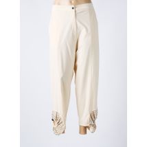 BIZE - Pantalon 7/8 beige en polyester - Femme - Taille 36 - Modz