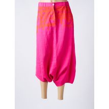 KEDZIOREK - Sarouel rose en lin - Femme - Taille 38 - Modz
