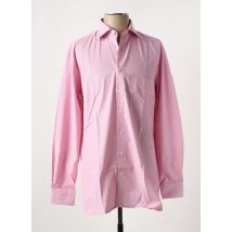 MARVELIS - Chemise manches longues rose en coton - Homme - Taille M - Modz