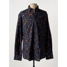 MISE AU GREEN - Chemise manches longues bleu en coton - Homme - Taille M - Modz