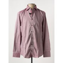 VENTI - Chemise manches longues violet en coton - Homme - Taille M - Modz
