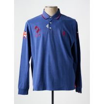 U.S. POLO ASSN - Polo bleu en coton - Homme - Taille 4XL - Modz