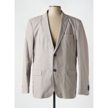 CALAMAR - Blazer beige en coton - Homme - Taille L - Modz