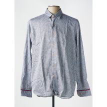 DARIO BELTRAN - Chemise manches longues bleu en coton - Homme - Taille XL - Modz