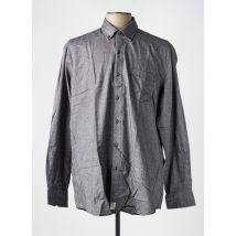 PIERRE CARDIN - Chemise manches longues gris en coton - Homme - Taille XL - Modz