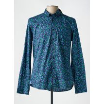 NEW ZEALAND AUCKLAND - Chemise manches longues bleu en coton - Homme - Taille L - Modz
