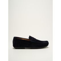 COURS MIRABEAU - Mocassins bleu en cuir - Homme - Taille 40 - Modz