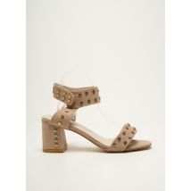 CASSIS - Sandales/Nu pieds beige en textile - Femme - Taille 40 - Modz