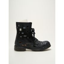 PAPUCEI - Bottines/Boots noir en cuir - Femme - Taille 40 - Modz