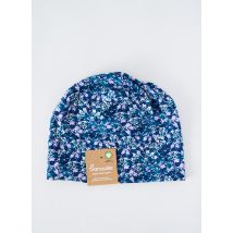 TRANQUILLO - Bonnet bleu en coton - Femme - Taille TU - Modz