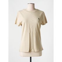 VOLCOM - T-shirt beige en coton - Femme - Taille 36 - Modz