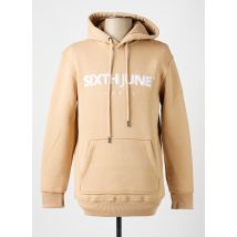 SIXTH JUNE - Sweat-shirt à capuche marron en coton - Homme - Taille XS - Modz