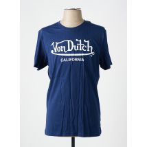 VON DUTCH - T-shirt bleu en coton - Homme - Taille M - Modz