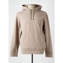 SUPERDRY - Sweat-shirt à capuche beige en coton - Homme - Taille XXL - Modz