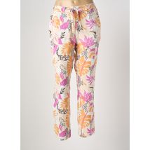 SUN VALLEY - Pantalon droit beige en viscose - Femme - Taille 38 - Modz