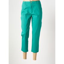 SARAH JOHN - Pantalon 7/8 vert en coton - Femme - Taille 42 - Modz