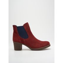 PINTO DI BLU - Bottines/Boots rouge en cuir - Femme - Taille 40 - Modz
