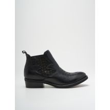 METISSE - Bottines/Boots noir en cuir - Femme - Taille 36 - Modz