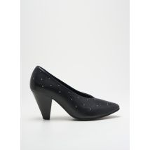 REQINS - Escarpins noir en cuir - Femme - Taille 37 - Modz