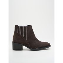 WE DO - Bottines/Boots marron en cuir - Femme - Taille 36 - Modz