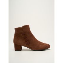 BRENDA ZARO - Bottines/Boots marron en cuir - Femme - Taille 40 - Modz