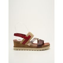 XAPATAN - Sandales/Nu pieds rouge en cuir - Femme - Taille 36 - Modz