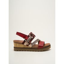XAPATAN - Sandales/Nu pieds rouge en cuir - Femme - Taille 37 - Modz