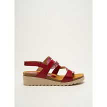 XAPATAN - Sandales/Nu pieds rouge en cuir - Femme - Taille 36 - Modz