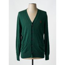 EL GANSO - Gilet manches longues vert en coton - Homme - Taille M - Modz