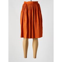 K-ZELL - Jupe mi-longue orange en polyester - Femme - Taille 38 - Modz