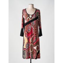 DEOMINO - Robe mi-longue rouge en polyester - Femme - Taille 44 - Modz
