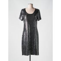 HALOGENE - Robe mi-longue argent en nylon - Femme - Taille 44 - Modz