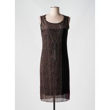 ME-PARIS - Robe mi-longue rouge en polyester - Femme - Taille 42 - Modz