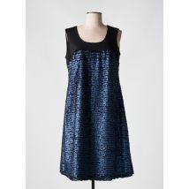 HALOGENE - Robe mi-longue bleu en polyester - Femme - Taille 42 - Modz