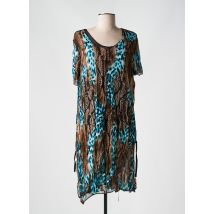 ONE O ONE - Tunique manches courtes bleu en polyester - Femme - Taille 44 - Modz