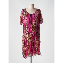 ONE O ONE - Tunique manches courtes rose en polyester - Femme - Taille 44 - Modz