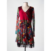 ME-PARIS - Robe mi-longue rouge en polyester - Femme - Taille 44 - Modz