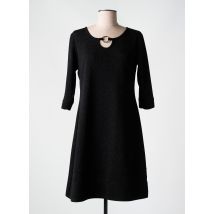HALOGENE - Robe mi-longue noir en polyester - Femme - Taille 44 - Modz