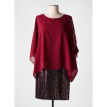 ESPERANCE - Robe courte rouge en polyester - Femme - Taille TU - Modz