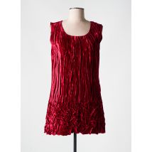 FILENDZA - Tunique sans manche rouge en polyester - Femme - Taille 38 - Modz