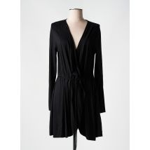 KAYANE - Gilet manches longues noir en viscose - Femme - Taille 38 - Modz