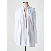 OSCAR B - Gilet manches longues blanc en viscose - Femme - Taille 38 - Modz