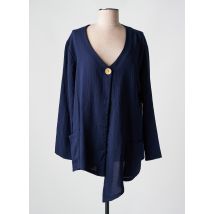 DEOMINO - Veste casual bleu en viscose - Femme - Taille 44 - Modz