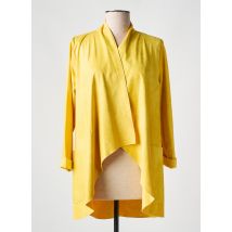HALOGENE - Veste casual jaune en polyester - Femme - Taille 42 - Modz