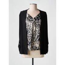 FOSBY - Top noir en polyester - Femme - Taille 40 - Modz