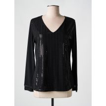 VANGO - Top noir en polyester - Femme - Taille 40 - Modz