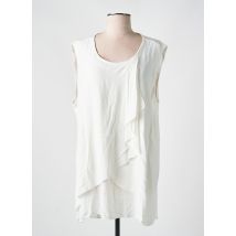 DEOMINO - Tunique sans manche beige en viscose - Femme - Taille 44 - Modz