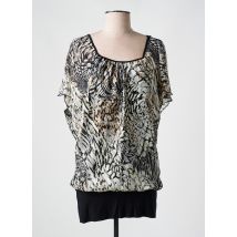 ZANTE - Tunique manches courtes noir en viscose - Femme - Taille 38 - Modz